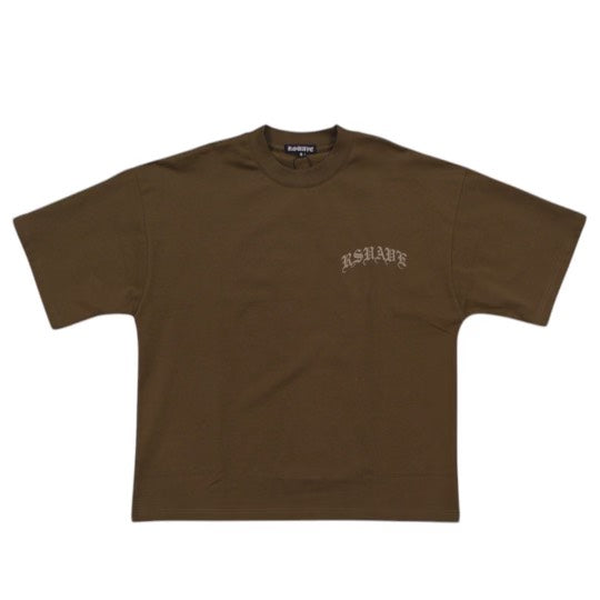 RS ‘REALEZA’ Boxed Tee - Brown