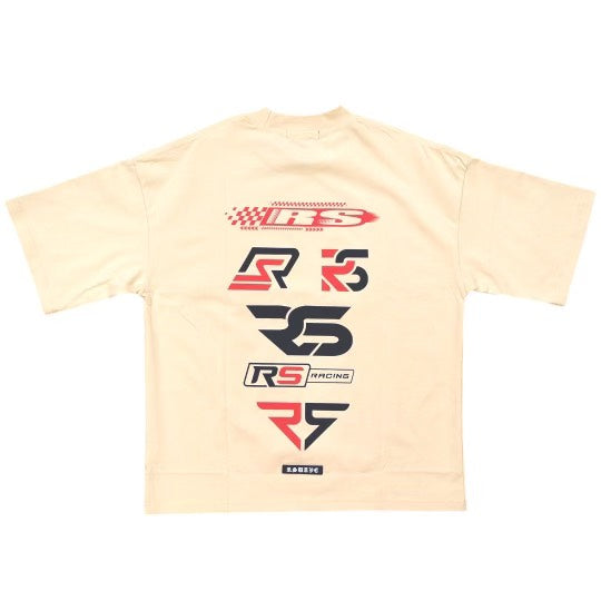 RS ‘MOTORSPORT’ Boxed Tee - Creme
