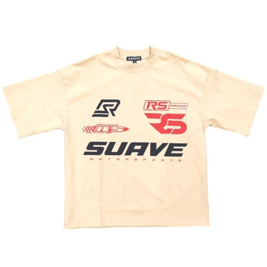 RS ‘MOTORSPORT’ Boxed Tee - Creme
