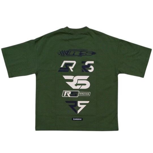 RS ‘MOTORSPORT’ Boxed Tee - Olive