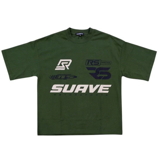 RS ‘MOTORSPORT’ Boxed Tee - Olive